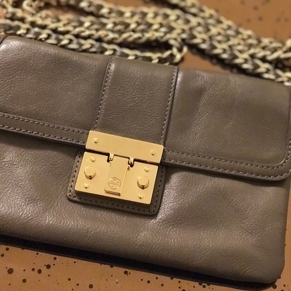 Tory burch gray bag